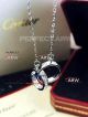 Perfect Replica Cartier Stainless Steel Sliver Love Pendant Necklace With Double Rings (5)_th.jpg